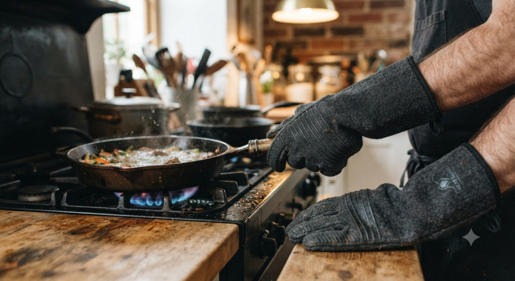 If Heated Water Is Used to Sanitize It Must Be at 171°F or Higher: Restaurant sanitation process showing heated water, cleaning tools, and food safety practices.