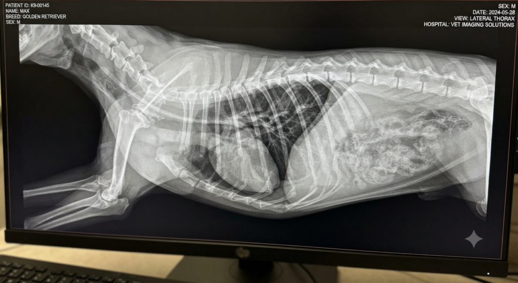 My Dog Has a Dry Cough and Then Gags: Illustration explaining canine coughing, gagging, and common respiratory health concerns.