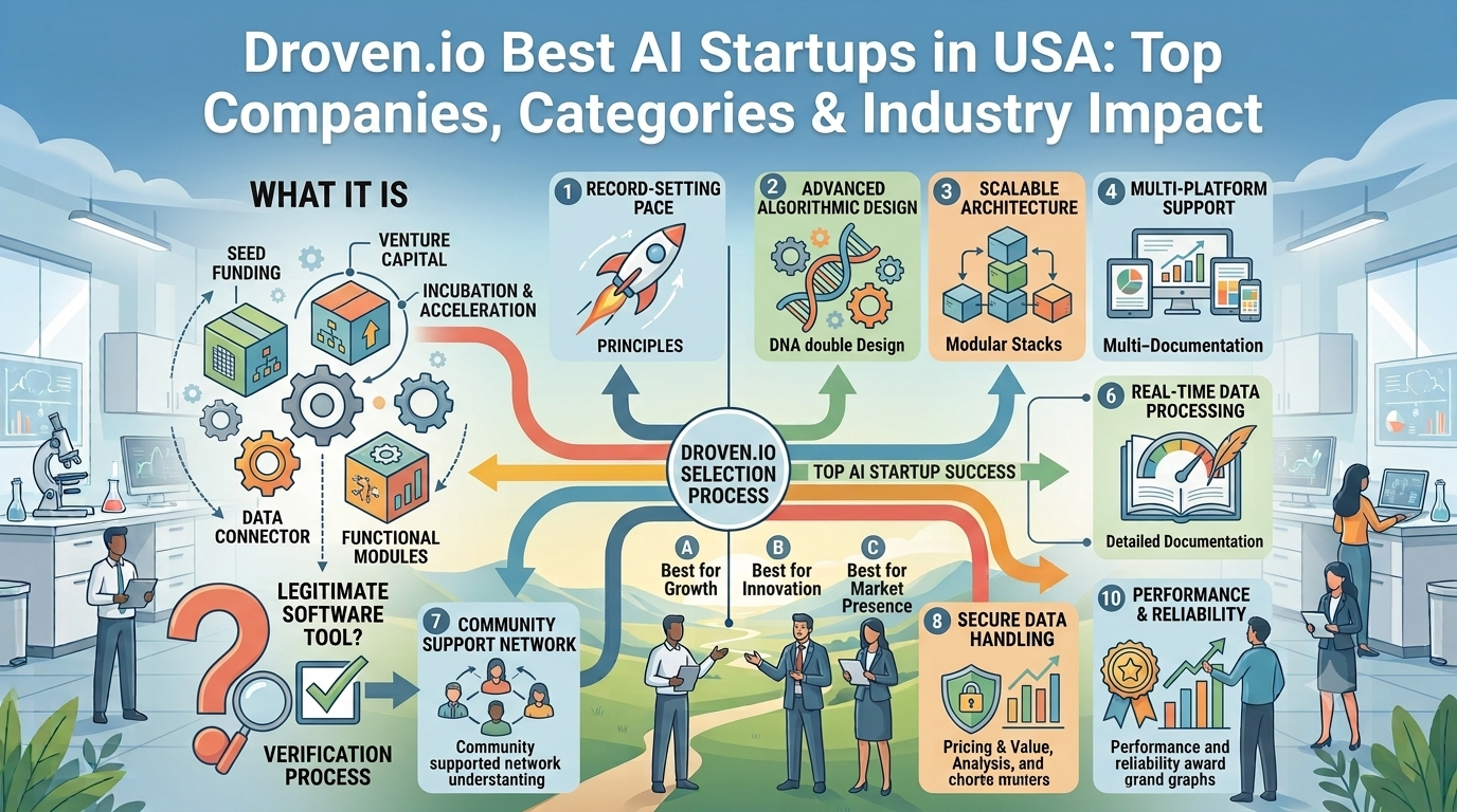 Droven.io Best AI Startups in USA: Top Companies, Categories & Industry Impact