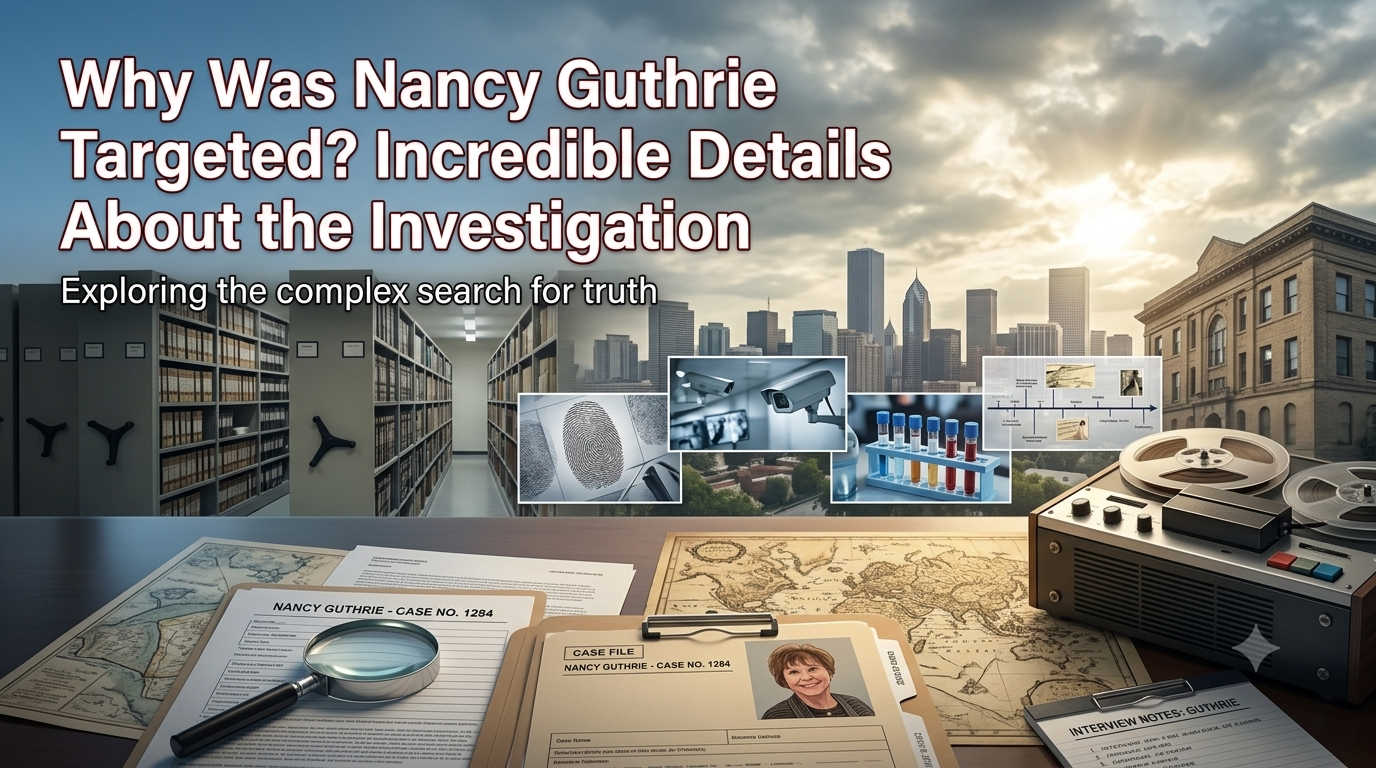 Why Was Nancy Guthrie Targeted? Incredible Details About the Investigation