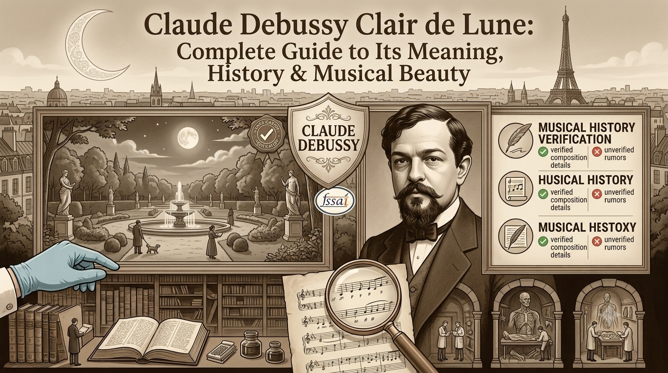 Claude Debussy Clair de Lune: Complete Guide to Its Meaning, History & Musical Beauty