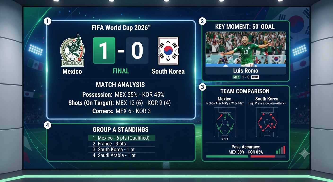 México vs. Corea del Sur: Epic Match Analysis, Team Comparison, and Unforgettable Key Moments
