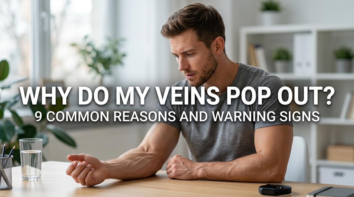 Why Do My Veins Pop Out? 9 Common Reasons and Warning Signs